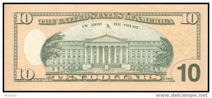 United States #520-L, 10 Dollars, 2004, UNC / NEUF - Federal Reserve (1928-...)