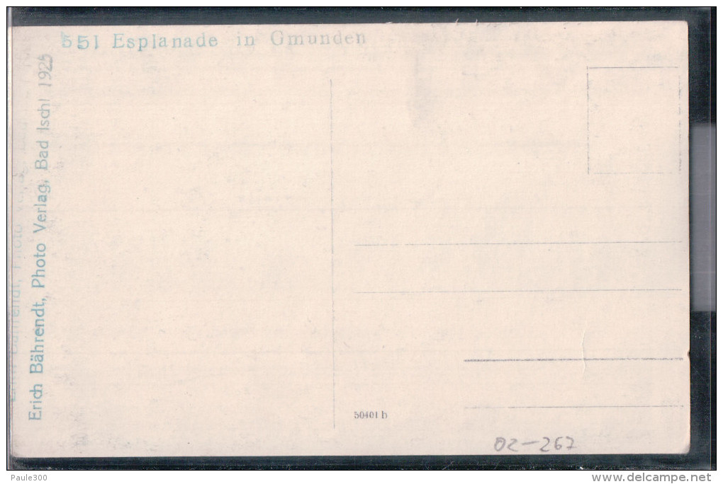 Gmunden - Esplanade - 1925 - Gmunden