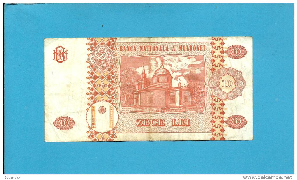 MOLDOVA - 10 LEI - 2006 - Pick 10 - Serie C.0093 - Republica - Moldavia