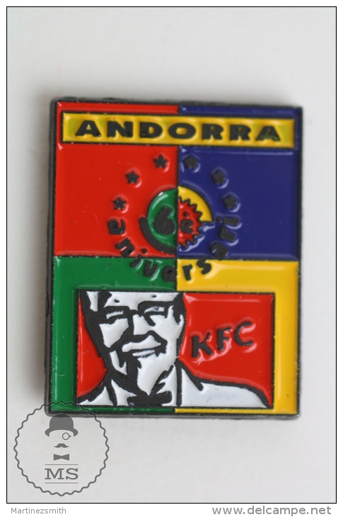 Andorra KFC Trademark - Pin Badge #PLS - Marcas Registradas