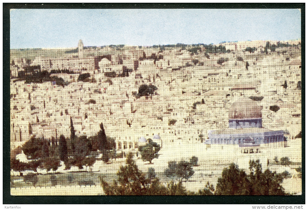 Jerusalem, Panorama, Generalkommissariat Des Heiligen Landes - Israel