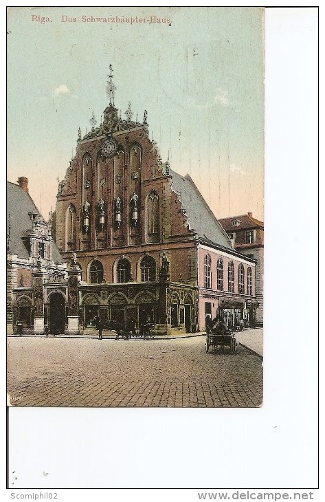 Finlande ( Carte Postale De 1909 De Riga Vers La Belgique à Voir) - Lettres & Documents