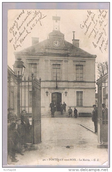 FONTENAY - SOUS - BOIS . La Mairie . - Fontenay Sous Bois