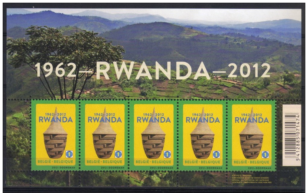 Belgie 2012 Rwanda 4240  *** PLAKPRIJS OPRUIMING *** - 1961-2001