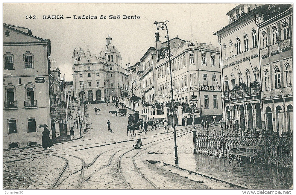 CPA BRESIL BAHIA LADEIRA DE SAO BENTO - Salvador De Bahia