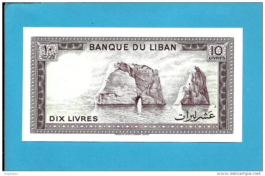 LEBANON - 10 LIVRES - 1986 - P 63.f - UNC. - 2 Scans - Libanon