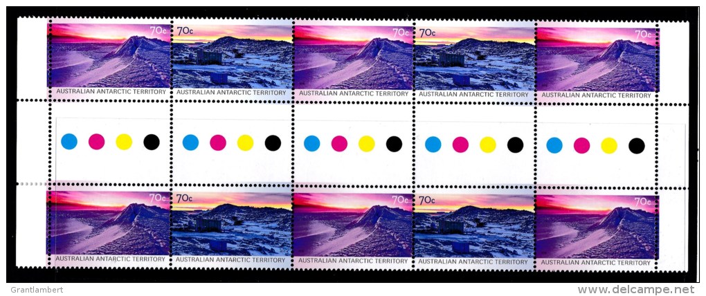 Australian Antarctic 2015 Colours Of The AAT Gutter Block Of 10 MNH - Ungebraucht