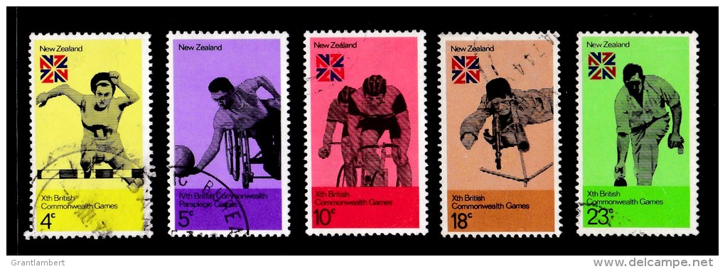 New Zealand 1974 Commonwealth Games Christchurch Set Of 5 Used - - Used Stamps