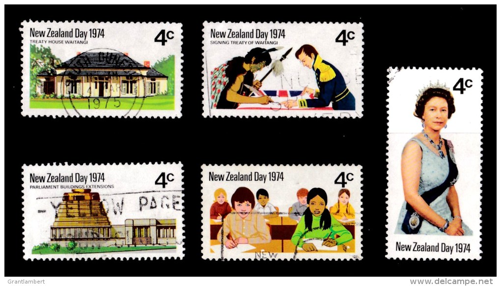 New Zealand 1974 NZ Day Set Of 5 Used - - Used Stamps