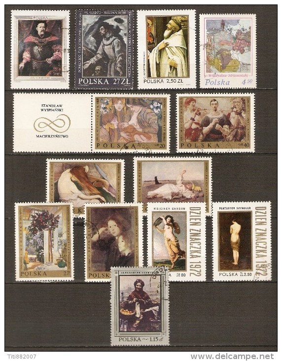 POLOGNE  /  POLSKA.      Lot  13  TABLEAUX  /  PEINTURES. - Collections