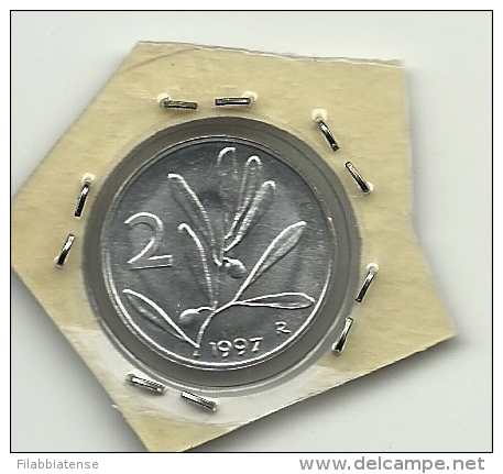 1997 - Italia 2 Lire - Da Divisionale       ---- - 2 Liras