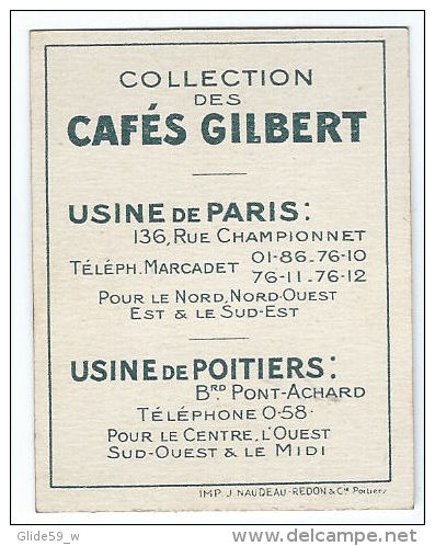 Chromo - Collection Cafés Gilbert - Maquereau - N° 4 - Série XXIII - Thé & Café