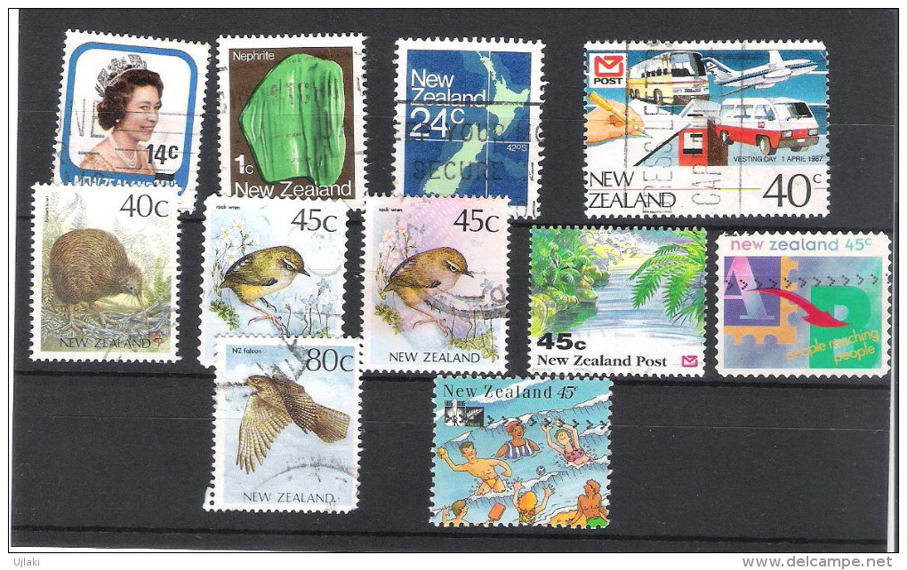 NOUVELLE ZELANDE:::mini Collection  De 49 TP   Ttes époques 1900...1996 + T;Service - Lots & Serien