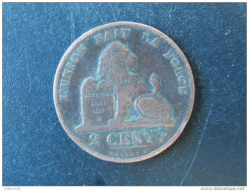 2 Centimes 1870 Belgique, Légende En Français, TB+ - 1 Centime
