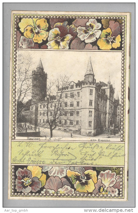 AK DE Sa BAUTZEN 1902-09-02 Foto Litho Rahmen J.Nowak - Bautzen