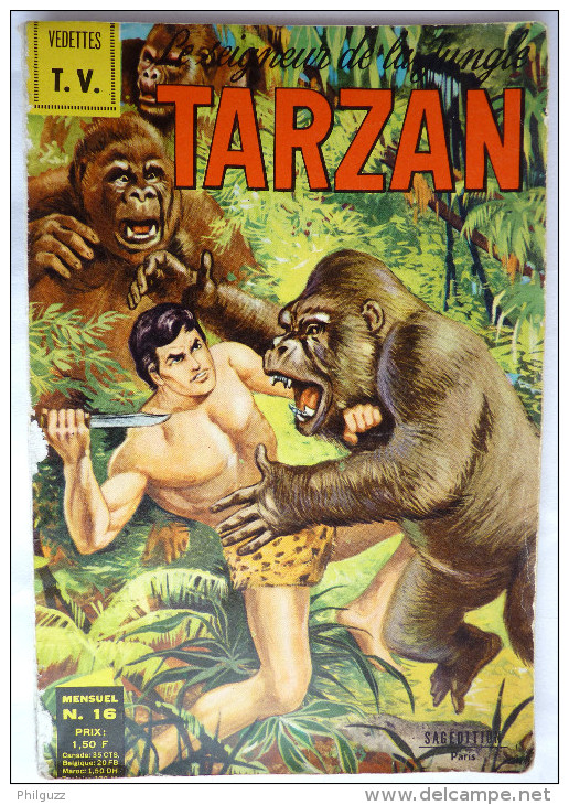 PETIT FORMAT TARZAN  16 SAGEDITION (2) - Tarzan