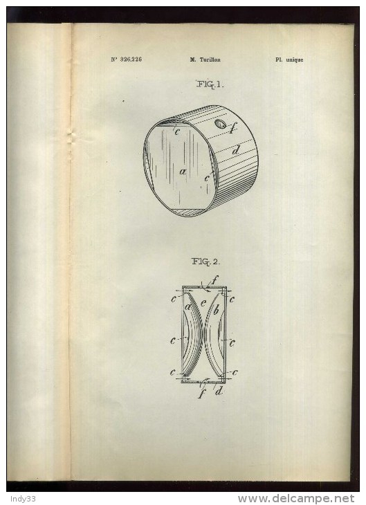 - PROJECTEURS . BREVET D´INVENTION DE 1902 . - Projektoren