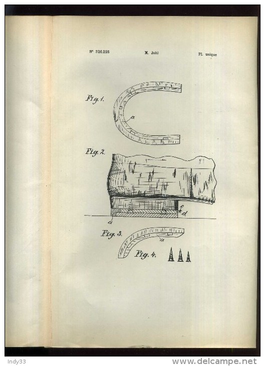 - TALONS DE CHAUSSURES . BREVET D´INVENTION DE 1902 . - Scarpe