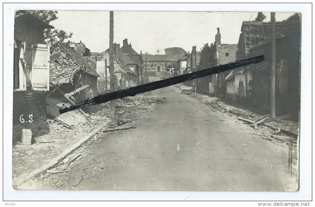 Carte Photo à Identifier - Combles - Combles