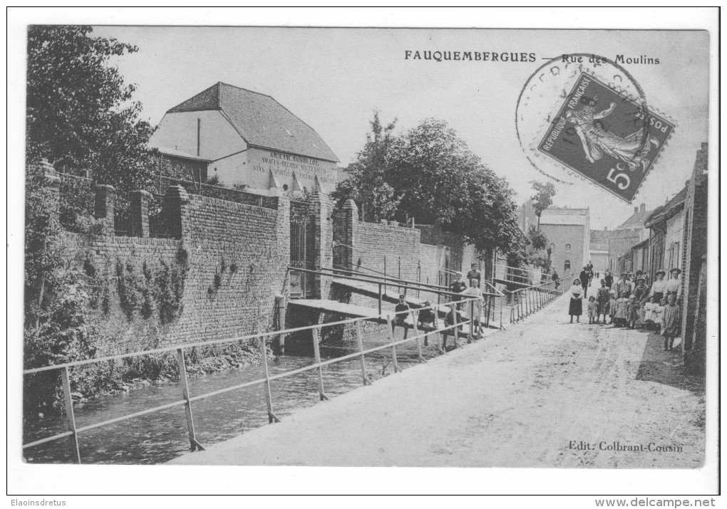 Fauquembergues (62) - Rue Des Moulins. Bon état, A Circulé. - Fauquembergues