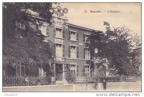 Marche  L'Hospice Circulé En 1928 - Marche-en-Famenne