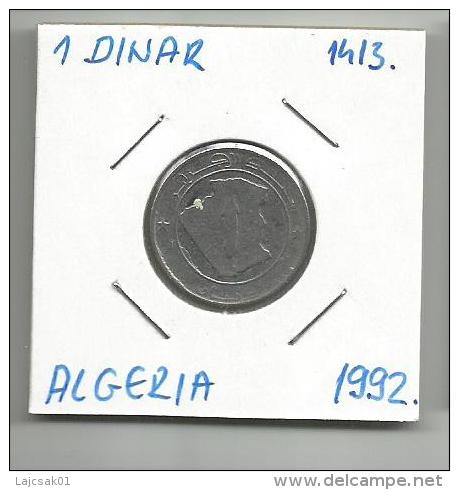 D5 Algeria 1 Dinar 1992. (1413.) - Algérie