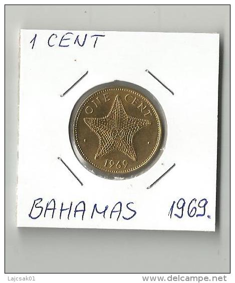 B8 Bahamas 1 Cent 1969. - Bahamas