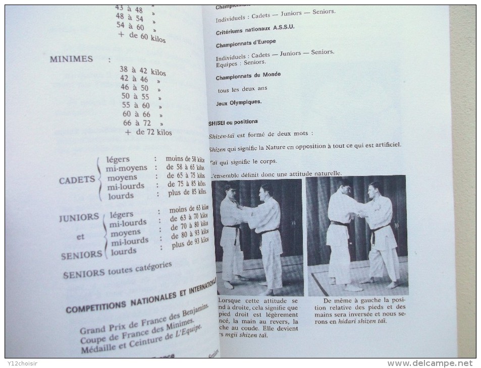 LIVRE 1971 SPORTS DE COMBAT BOXE JUDO LUTTE - Boeken