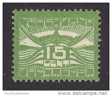 Netherlands, Scott #C2, Mint Hinged, Stylized Seagull, Issued 1921 - Posta Aerea