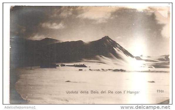 75118) Cartolina-spedizione Polare-veduta Della Baia Del Re Con L´hangar-nuova - Altri & Non Classificati