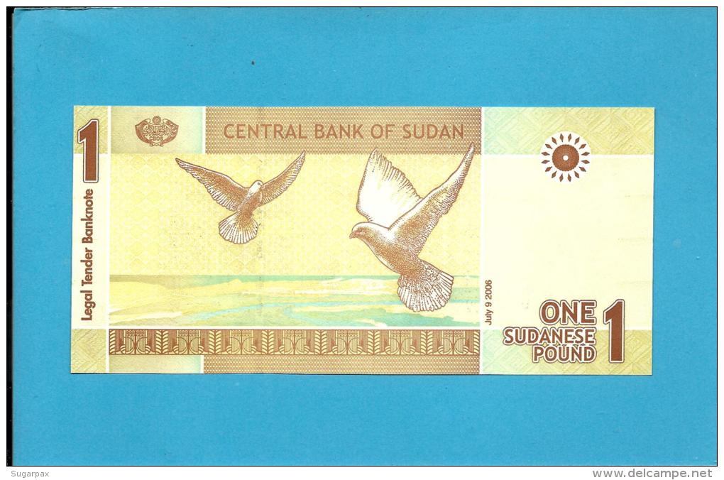 SUDAN - 1  SUDANESE POUND - 2006 - P 64 - UNC. - 2 Scans - Soedan