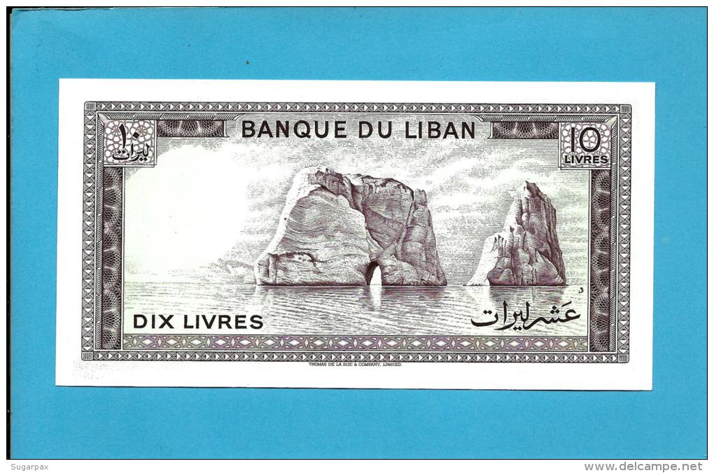 LEBANON - 10 LIVRES - 1986 - P 63.f - UNC. - 2 Scans - Liban