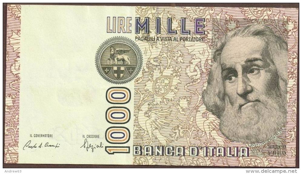 ITALIA - ITALY - 1000 Lire Marco Polo - 1982 - Lotto Di 2 Banconote - Ciampi/Stevani+Ciampi/Speziali  FDS - Non Circo... - 1000 Lire