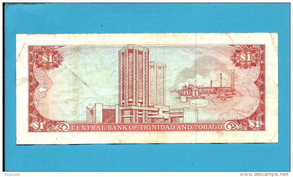 TRINIDAD AND TOBAGO - 1 DOLLAR - ND ( 1985 ) - Pick 36.b - Sign. 5 - 2 Scans - Trinidad & Tobago