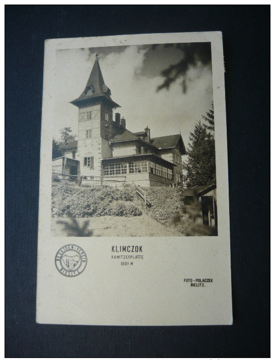 * KLIMCZOK 1941 * KAMITZER PLATTE * BESKIDEN VEREIN BIELITZ  * KLEINFORMAT * - Schlesien