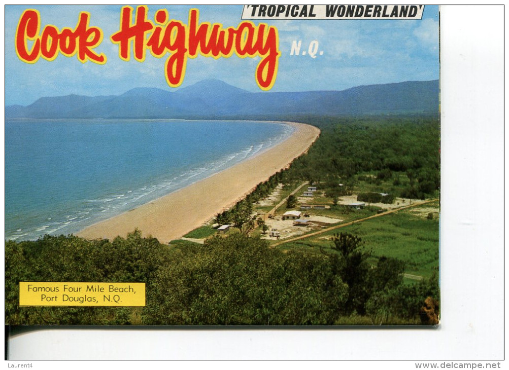 (Folder 53) Australia Postcard Folder - QLD - Cook Highway - Far North Queensland