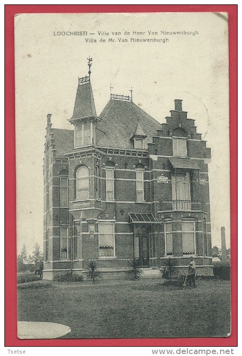 Lochristi -  Villa Van De Heer Van Nieuwenburgh - Feldpost 1915 ( Verso Zien ) - Lochristi