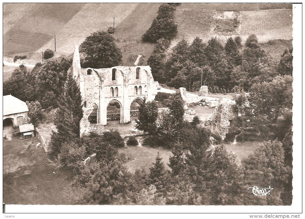 SAINT JEAN D AULPH    Ruines De L'abbaye D'Aulph , Vue Aérienne   No 81 60 - Saint-Jean-d'Aulps