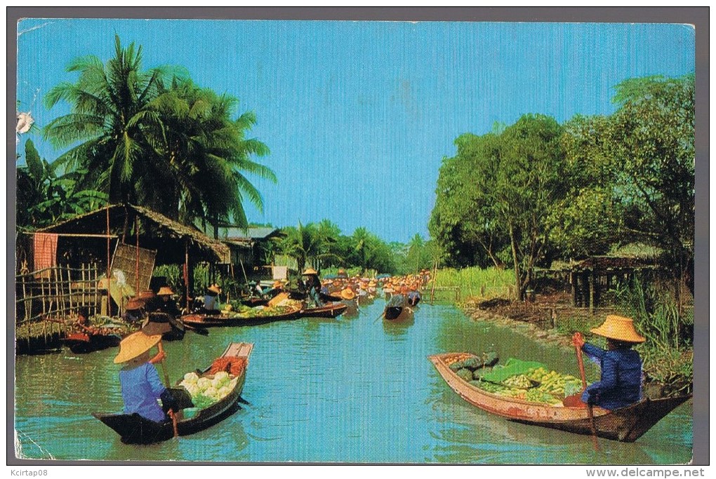 Damnersaduak Floating Market , Rajbury . - Thaïland