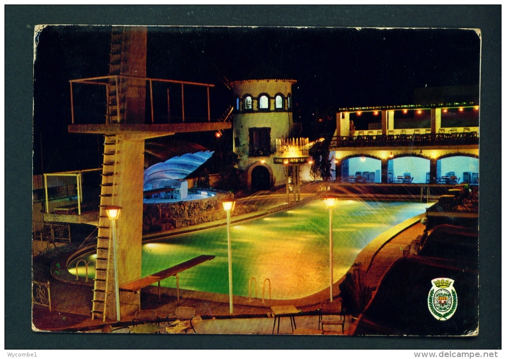 SPAIN  -  Rosas  Piscine Club Swimming Pool  Used Postcard As Scans - Other & Unclassified