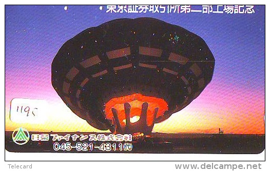 Telecarte JAPON * BALLON * MONTGOLFIERE (1195) Hot Air Balloon * Aerostato * Heißluft PHONECARD JAPAN - - Sport