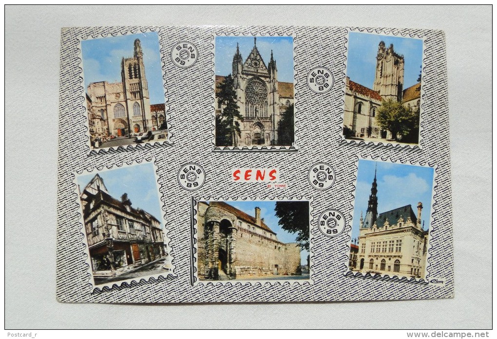 France Sens Yonne Multi View 1989 A 33 - Otros & Sin Clasificación