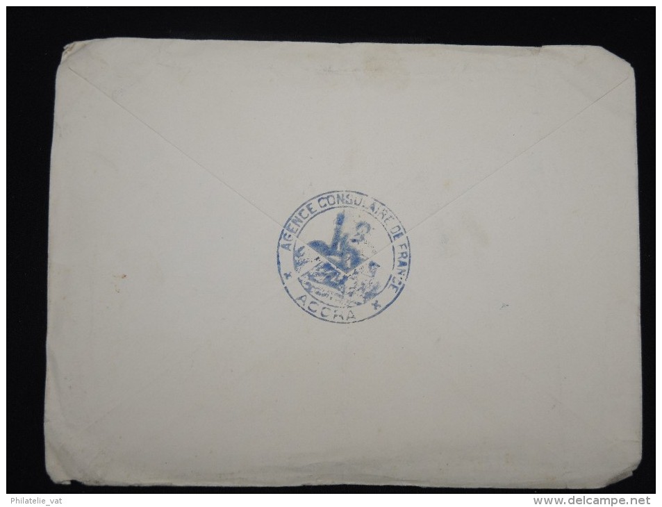 COTE DE L'OR - Enveloppe Du Consulat De France à Accra Pour Dakar En 1939 Avec Censure - à Voir - P7923 - Côte D'Or (...-1957)