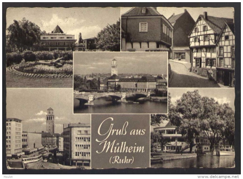 Mülheim /Ruhr  Gruß - Aus -Schwarzweiß - Ansichtskarte  Mülheim (Ruhr) Gelaufen - Muelheim A. D. Ruhr