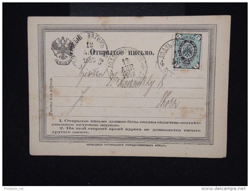 RUSSIE - Carte Pour Thorn En 1862 - Aff Plaisant - à Voir- P7929 - Briefe U. Dokumente