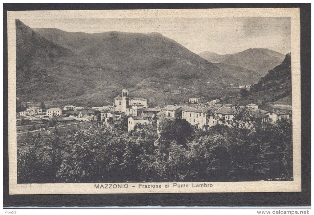 9861-MAZZONIO-PONTE LAMBRO(COMO)-1940-F - Como