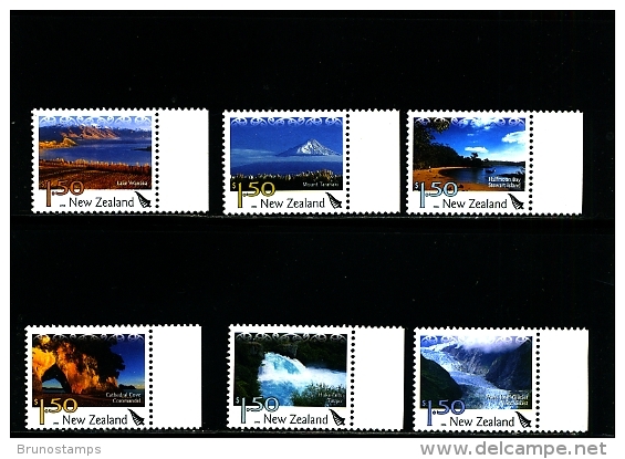 NEW ZEALAND - 2006  SCENIC  DEFINITIVES  SET  MINT NH - Unused Stamps
