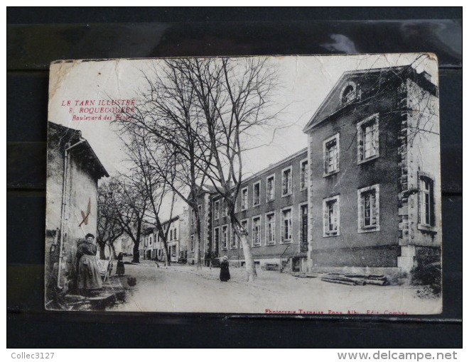 L7 - 81 - Roquecourbe - Boulevard Des Ecoles - 1935 - Roquecourbe