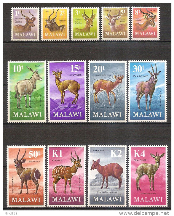 Malawi 1971 - Antelopes - Malawi (1964-...)