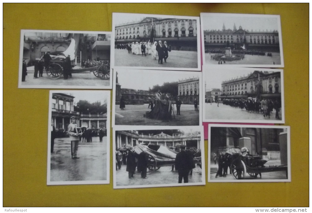 Cp  Obseques Du  Marechal Lyautet A Nancy Lot 8 Cartes - Cimiteri Militari